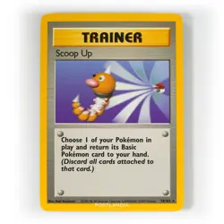 Pokemon - Scoop Up - Non Holo - 78/102 - Base Set - Rare Trainer Card - Image 1