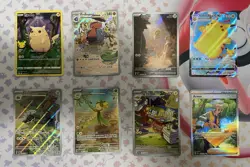 Pokemon TCG Full Art Rare Bulk 8 Cards NM/M Condition - Image 1