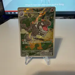 Pokemon TCG Tyrunt 70 Promo Perfect Order Holo Full Art Card - Image 1