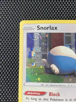 Snorlax - (Galaxy Swirl Holo) 055/078 Pokemon GO Card NM - Image 3