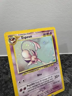 2001 Espeon 1/75 Neo Discovery Holo Rare WOTC Pokemon Card TCG - Image 2