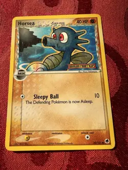 Horsea 50/101 EX Dragon Frontiers Stamped Reverse Holo Pokemon Card - Image 1