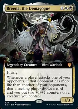 Breena, the Demagogue (Extended Art) - Near Mint MTG Commander 2021 Strixhaven - Image 1