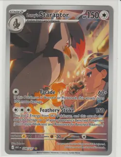 Larry's Staraptor - Illustration Rare Pokemon Card ASC 249/217 - Image 1