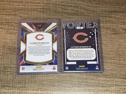 Panini Luther Burden III Bears Rookie Card Lot of 2 2025 Select Donruss Football - Image 2