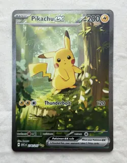 Pikachu ex 276/217 Me: Ascended Heroes Holo - Image 1
