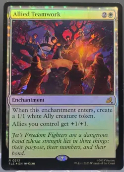 Allied Teamwork #213 Avatar: The Last Airbender Foil Rare - Image 1