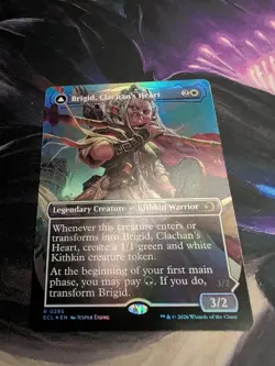 MTG Brigid, Clachan's Heart (Borderless) Lorwyn Eclipsed Foil #285 NM/M - Image 1