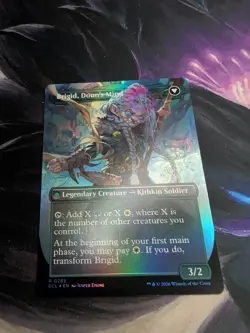 MTG Brigid, Clachan's Heart (Borderless) Lorwyn Eclipsed Foil #285 NM/M - Image 2