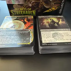Secrets Of Strixhaven Bulk Lot MINT UNPLAYED 1 Collector Box Of C/U SOS SOA MTG - Image 2