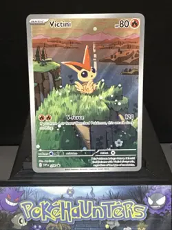 Pokemon Card Victini SVP 208 Black Star Promo Ill Rare Standard Size Near Mint - Image 1