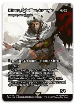 Minwu, Rebellion Strategist - Mangara, the Diplomat (Showcase) NM Final Fantasy - Image 1