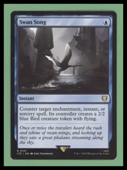 1 x Swan Song - Commander: The Lord of the Rings - NM-Mint - MTG - Image 1