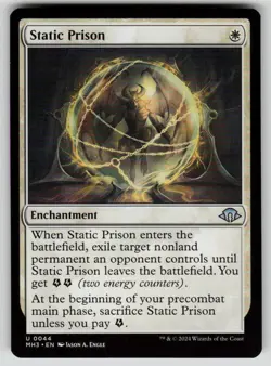 Static Prison Uncommon Modern Horizons 3 44 MTG Near Mint 2024 - Image 1