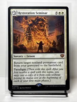 Restoration Seminar (Non-foil) Secrets of Strixhaven 0030 Mythic MTG - Image 1