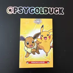 Pokemon Peru Database Card Eevee and Pikachu - Image 1