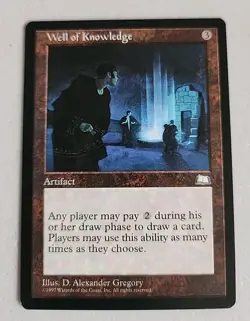 Well of Knowledge Weatherlight Regular LP Lightly Played MTG - Image 1