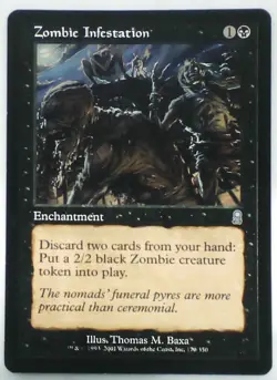 Zombie Infestation Odyssey MTG Magic the Gathering - MP - Image 1