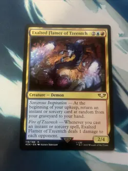 MTG Exalted Flamer of Tzeentch NM Warhammer 40k - Image 1