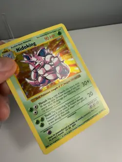 Pokemon TCG Nidoking Holo Rare Card Base Set 11/102, 1999 WOTC Vintage - Image 5