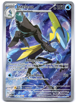 Pokemon TCG Inteleon 142/132 Mega Evolution Playset NM - Image 1