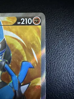 Pokemon Lucario V SWSH213 Promo Full Art Holo Basic HP210 Crushing Punch - Image 3
