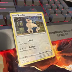 Pokemon TCG Pokemon Snorlax 141/192 Cosmos Holo LP Rebel Clash - Image 2