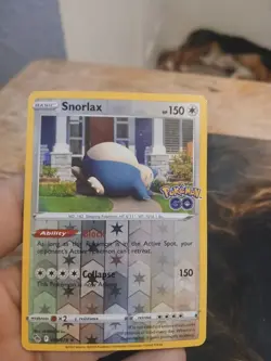 Snorlax 055/078 Pokemon GO Reverse Holo - Image 1