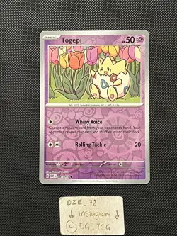 Pokemon Obsidian Flames - Togepi - 083/197 - Reverse Holo - M/NM - Image 1