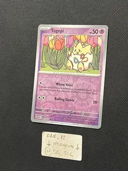 Pokemon Obsidian Flames - Togepi - 083/197 - Reverse Holo - M/NM - Image 4