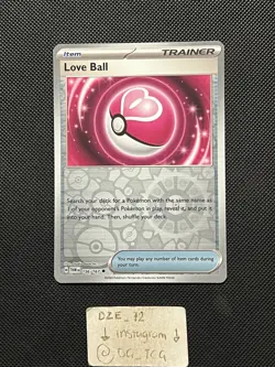 Pokemon Twilight Masquerade - Love Ball - 156/167 - Reverse Holo - M/NM - Image 1