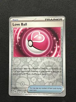 Pokemon Twilight Masquerade - Love Ball - 156/167 - Reverse Holo - M/NM - Image 2