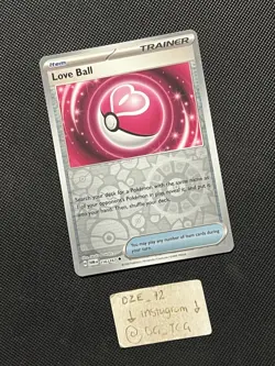 Pokemon Twilight Masquerade - Love Ball - 156/167 - Reverse Holo - M/NM - Image 3
