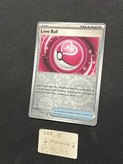 Pokemon Twilight Masquerade - Love Ball - 156/167 - Reverse Holo - M/NM - Image 4