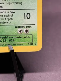 Pokemon TCG Dark Arbok Team Rocket 19/82 Holo Rare 2000 VTG WOTC Year Error - Image 2