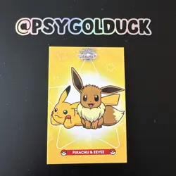 Pokemon Peru Database Card Eevee and Pikachu - Image 1