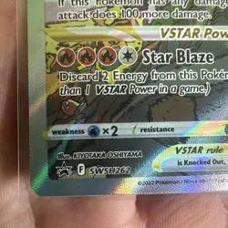 Pokemon Charizard VSTAR Promo SWSH262 Sword & Shield Holo NEVER PLAYED - Image 3