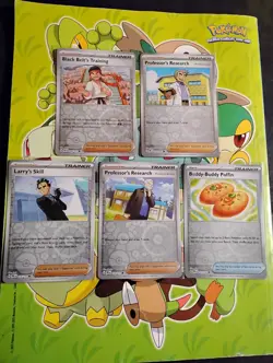 Prismatic Evolutions Reverse Holo Trainer Lot 5 Pack Fresh Cards Pokemon TCG - Image 1