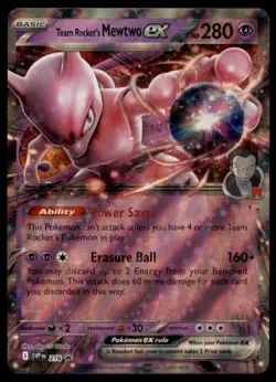 2025 Scarlet & Violet Promo Team Rockets Mewtwo EX Promo #216 - Image 1