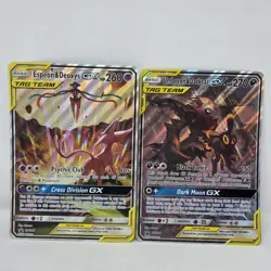 Pokemon Umbreon Darkrai GX SM241 Espeon Deoxys SM240 Jumbo Oversized Tag Team - Image 1
