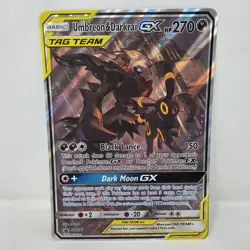 Pokemon Umbreon Darkrai GX SM241 Espeon Deoxys SM240 Jumbo Oversized Tag Team - Image 5