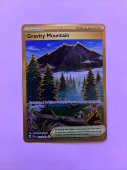 Pokemon TCG Trainer Stadium Gravity Mountain 250/191 Surging Sparks Nm - Image 1