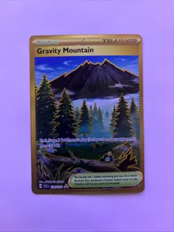Pokemon TCG Trainer Stadium Gravity Mountain 250/191 Surging Sparks Nm - Image 2