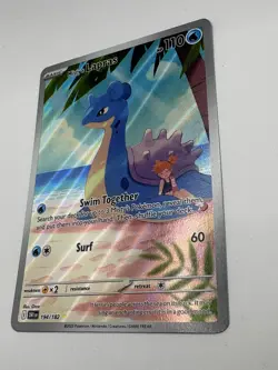 Pokemon TCG Misty's Lapras Illustration Rare Holo 194/182 Sv10 110 HP - Image 2