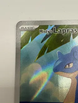 Pokemon TCG Misty's Lapras Illustration Rare Holo 194/182 Sv10 110 HP - Image 3
