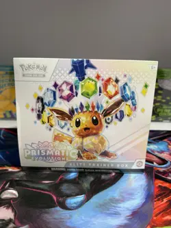 Pokemon TCG Prismatic Evolutions Elite Trainer Box ETB Sealed TEAR IN PLASTIC - Image 1