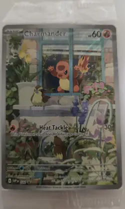 **SEALED**Pokemon TCG Charmander 044 Promo Holo SVP Scarlet & Violet - Image 1