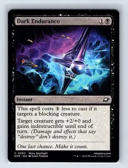 4X Dark Endurance #93 Regular Common Instant MTG 25 Edge of Eternities 4X - Image 1