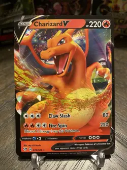 Pokemon TCG Charizard V 019/189 SWSH03: Darkness Ablaze Ultra Rare NM - Image 1