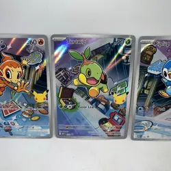 Pokemon TCG First Partner Illustration Collection Series 1 Gen 4 Sinnoh Starters - Image 3